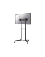Neomounts FL50-540BL1 TV-Trolley 37-70", Schwarz, Tragbarer Bodenständer, Stahl, 50 kg, 94 cm (37"), 177,8 cm (70")