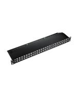 Equip Patch Panel - CAT 6e - STP - Schwarz - 1U - 48.3 cm (19")
