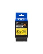Brother TZe-S651 - Extra starker Klebstoff - Schwarz auf Gelb - Rolle (2,4 cm x 8 m)