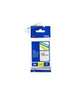 Brother TZe-141 - Standard-Klebstoff - schwarz auf durchsichtig - Rolle (1,8 cm x 8 m)