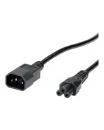 VALUE Stromkabel - IEC 60320 C14 zu IEC 60320 C5