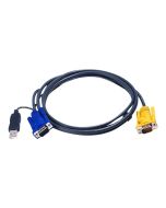 ATEN 2L-5202UP - Tastatur- / Video- / Maus- (KVM-)
