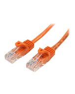 StarTech.com 1m Cat5e RJ45 UTP Netzwerkkabel Snagless - Cat 5e Patchkabel - Orange - Stecker / Stecker - Patch-Kabel - RJ-45 (M)