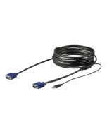 StarTech.com 15 ft. (4.6 m) USB KVM Cable for StarTech.com Rackmount Consoles - VGA and USB KVM Console Cable (RKCONSUV15)