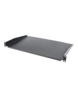 IC Intracom Intellinet 19" Cantilever Shelf, 1U, Shelf Depth 300mm, Non-Vented, Max 25kg, Black, Three Year Warranty - Rack - Regal - Schwarz, RAL 9005 - 1U - 48.3 cm (19")