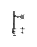 Equip Befestigungskit (Montagearm) - neigbar - für LCD-Display - Kunststoff, Metall - Schwarz - Bildschirmgröße: 43.2-81.3 cm (17"-32")