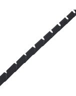 InLine Spiralband 10m - schwarz - 25mm