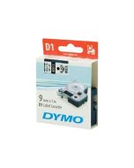 Dymo D1 - Selbstklebend - Schwarz auf Weiß - Rolle (0,9 cm x 7 m)