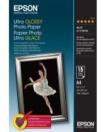 Epson Ultra Glossy Photo Paper - A4 - 15 Blätter, Glanz, 300 g/m², A4, 15 Blätter, - Expression Premium XP-900 - Expression Premium XP-630 - Expression Premium XP-610 - Expression..., 1 Stück(e)