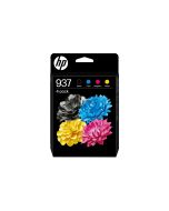 HP 937 - 4er-Pack - Schwarz, Cyan, Magenta, Gelb