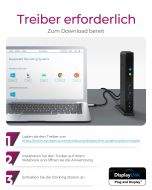ICY BOX IB-DK2241AC - Dockingstation - USB - DVI, HDMI