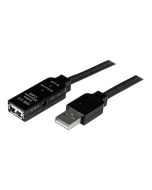StarTech.com 10m aktives USB 2.0 Verlängerungskabel - St/Bu - USB Verlängerung / Repeater Kabel - USB-Verlängerungskabel - USB (W)