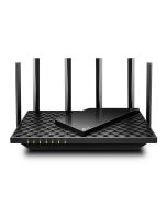 TP-LINK Archer AX5400 Dual-Band Gigabit Wi-Fi 6 Router, Wi-Fi 6 (802.11ax), Dual-Band (2,4 GHz/5 GHz), Ethernet/LAN, Schwarz, Tragbarer Router