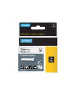 Dymo IND - Nylon - Klebstoff - Schwarz auf Weiß - Rolle (1,2 cm x 4 m)