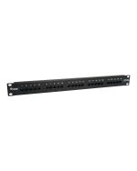 Equip Pro ISDN - Patch Panel - CAT 3 - RJ-45 X 25 - Schwarz - 1U - 48.3 cm (19")