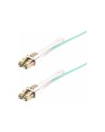 StarTech.com 8m (26ft) LC to LC (UPC) OM4 Multimode Fiber Optic Cable w/Push Pull Tabs, 50/125µm, 100G Networks, Bend Insensitive, Low Insertion Loss - LSZH Fiber Patch Cord (450FBLCLC8PP)