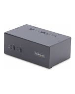 StarTech.com 2-Port Dual-Monitor DisplayPort KVM Switch, 4K 60Hz, 2x USB 5Gbps Hub Ports, 2x USB 2.0 HID Ports, Hotkey and Push-Button Switching, TAA Compliant - ESD Level 3 Protection (P2DD46A2-KVM-SWITCH)