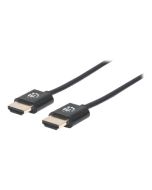 Manhattan HDMI Cable with Ethernet (Ultra Thin), 4K@60Hz (Premium High Speed)