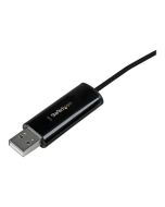StarTech.com 2 Port USB Tastatur und Maus KM Switch / Umschalter mit Datentransfer für PC und Mac