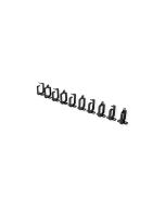 ROLINE Kabelverwaltungsklammer - 44 x 60 mm - RAL 9005, Jet Black (Packung mit 10 Stück)