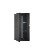 DIGITUS Professional Unique DN-19 SRV-47U-8-B-1 - Schrank Netzwerkschrank - Schwarz, RAL 9005 - 47U - 48.3 cm (19")