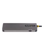 StarTech.com USB C Multiport Adapter, 4K 60Hz HDMI Video, 3-Port 5Gbps USB-A 3.2 Hub, 100W Power Delivery Passthrough, GbE, USB Type-C Mini Travel Dock with Charging, 12in/30cm Cable - USB C Laptop Docking Station (127B-USBC-MULTIPORT)