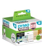 Dymo LabelWriter - Polypropylen (PP) - permanenter Klebstoff - beschichtet - 25 x 25 mm 1700 Etikett(en) (2 Rolle(n)
