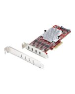 StarTech.com 4-Port USB Type-C PCIe Card, USB-C 10Gb, 4x Controllers, TAA