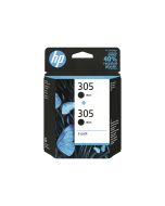 HP 305 - 2er-Pack - Schwarz - original - Tintenpatrone