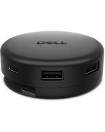Dell DA326, Kabelgebunden, USB 3.2 Gen 1 (3.1 Gen 1) Type-C, 100 W, 2500 Mbit/s, Schwarz, 1,25 Gbit/s