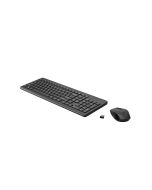 HP 330 - Tastatur-und-Maus-Set - kabellos - 2.4 GHz