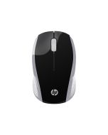 HP 200 - Maus - rechts- und linkshändig - optisch - kabellos - 2.4 GHz - kabelloser Empfänger (USB)