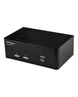 StarTech.com 2 Port DisplayPort Dual Monitor KVM Switch
