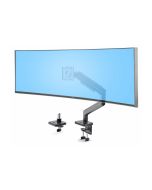 StarTech.com Monitor Desk Mount For 49" Ultrawide Curved Screen, Max 44lb - Befestigungskit (Federarm, Schwenkarm, Basis, VESA-Halterung, C-Klemme Montage 10-80 mm, Tüllenmontage 10 - 35 mm)