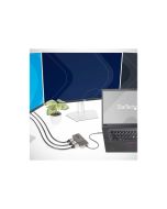 StarTech.com 3-Port USB-C MST Hub, USB Type-C to 3x HDMI Multi-Monitor Adapter for Laptop, Triple HDMI up to 4K 60Hz w/ DP 1.4 Alt Mode and DSC, HDR, 1ft (30cm)