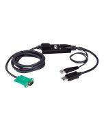 Eaton Tripp Lite Series VGA to DisplayPort and USB-A Adapter Cable Kit for Tripp Lite B020-U and B022-U KVM, 6 ft. (1.8m)