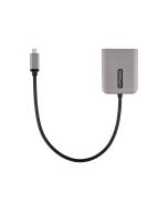 StarTech.com 2-Port USB-C MST Hub, USB Type-C to 2x DisplayPort Multi-Monitor Adapter for Laptop, Dual-DP up to 4K 60Hz w/ DP 1.4 Alt Mode & DSC, HDR, 1ft (30cm)
