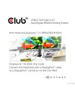 Club 3D USB 3.0 Dual Display 4K60Hz Docking Station