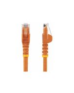 StarTech.com 2m CAT6 Ethernet Cable, 10 Gigabit Snagless RJ45 650MHz 100W PoE Patch Cord, CAT 6 10GbE UTP Network Cable w/Strain Relief, Orange, Wiring is UL Certified/TIA - Category 6 - 24AWG (N6PATC2MOR)