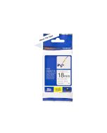 Brother TZe-FX241 - Klebstoff - Schwarz auf Weiß - Rolle (1,8 cm x 8 m)