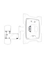 VALUE Klammer für LCD TV - weiß - Wandmontage