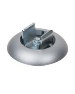 B-TECH BT7056, Bodenbefestigungssatz für Stange, Chrom, 82 mm, 82 mm, 33 mm, 1 Stück(e)