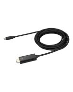 StarTech.com 10ft (3m) USB C to HDMI Cable, 4K 60Hz USB Type C to HDMI 2.0 Video Adapter Cable, Thunderbolt 3 Compatible, Laptop to HDMI Monitor/Display, DP 1.2 Alt Mode HBR2 Cable, Black - 4K USB-C Video Cable (CDP2HD3MBNL)