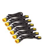 APC Stromkabel-Set (je 6), verriegelbar, C13 auf C14, 1,2 m, 1,2 m, C13-Koppler, C14-Koppler, 10 A
