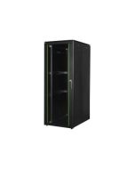 DIGITUS Unique DN-19 47U-8/12-1B - Schrank Netzwerkschrank - Schwarz, RAL 9005 - 47U - 48.3 cm (19")