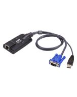 ATEN KA7170, VGA, Schwarz, RJ-45, Männlich/Weiblich, Kunststoff, 100 g