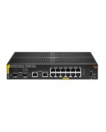 HPE Aruba Networking Aruba 6100 12G Class4 PoE 2G/2SFP+ 139W, Managed, L3, Gigabit Ethernet (10/100/1000), Power over Ethernet (PoE), Rack-Einbau, 1U