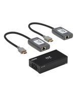 Eaton Tripp Lite Series HDMI over Cat6 Extender Kit, Splitter/2x Pigtail Receivers 2-Port- 4K 60 Hz, HDR, 4:4:4, PoC, 230 ft. (70.1 m)