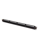 ROLINE Patch Panel - CAT 5e - UTP - Schwarz - 48.3 cm (19")
