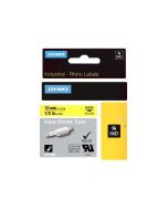Dymo RhinoPRO Heat shrink tubing - Polyolefin - Schwarz auf Gelb - Rolle (1,3 cm x 1,5 m)